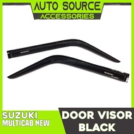 Suzuki Multicab New Door Visor / Rain Gutter Black (2pc)
