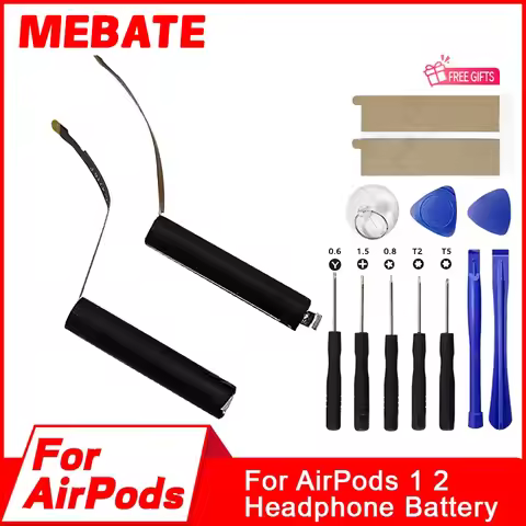 High Quality 25mAh Battery For Airpods 1st 2nd A2032 A2031 A1604 A1523 A1722 For AirPods 1 2 Headpho