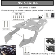 Motorcycle Rear Carrier Luggage Rack Fixer Holder Cargo Bracket For Honda CB500X Rack 2012-2023 CB50