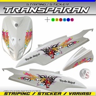 Mio Arai Transparent Striping Sticker RX7x SeriesRussel