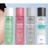 Luxe Organix Toner | Power Glow | Cica | Whitening Repair | Aqua lock exp 03/2024 | Aloe | AHA BHA