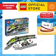 LEGO City Express Passenger Train 60337 Building Kit (764 Pieces) Blocks Construction Kids Toys Car