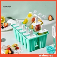 [WMP]  Silicone Popsicle Mold Fruit Popsicle Mold 6/10 Compartment Popsicle Mold Set with Brush and Funnel Food Grade Silicone Leakproof Easy Release Diy Ice Pop for Southeast