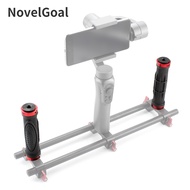 NovelGoal Universal Handheld Bar Holder Grip 1/4" Screw Tripod Rod for Stabilizer Gimbal DSLR Camera Mount Handle for Gopro 9 8 Smarphone