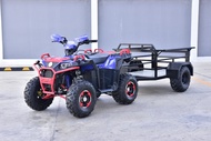 รถatv ATV REX150+พ่วงท้าย80*120 ออโต เพื่อการเกษตร  BHDREAM REX150 ATV 150 ระบบน้ำมัน ล้อแม๊ก 8นิ้วแ
