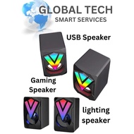 USB Speaker Laptop Desktop Stereo Speaker PC Computer Speaker Gaming Speaker lighting speaker
