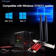 EXPEN Wireless Network Card, WiFi 5 AC1200 PCIE WiFi Adapter, WiFi Receiver Transmitter Dual Band Dr