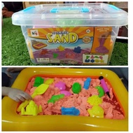 MAGIC SAND Toys 1 kg MAGIC SAND balloon stand 1 Kg BALLOON COAST