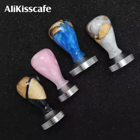 Coffee Tamper 41mm 49mm 51mm 53mm 57mm 57.5mm 58mm 58.5mm Stainless Steel Base For Delonghi Breville