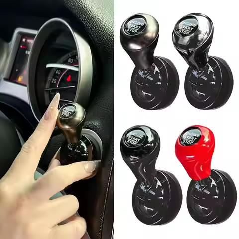 Car Start Button Cover Retro Joystick Decor Car One Click Start Joystick Decor Car Start Switch Butt