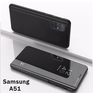 [ส่งจากไทย] Case Samsung galaxy A51 เคสฝาเปิดปิดเงา เคสซัมซุง เคส Samsung A51 เคสกระเป๋า สมาร์ทเคส เคสตั้งได้ Smart Case เคสกันกระแทก
