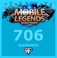 Diamond Mobile Legends 706 Diamonds DM ML MLBB