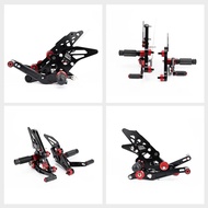 KEMiMOTO For Yamaha MT 07 FZ07 MT07 CNC Adjustable Rear Set Rearsets Footrest for YAMAHA MT-07 FZ-07