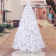 Cross-Border White Christmas Tree Encrypted Artificial Simulation Luxury pvc Material 0.6M0.9M1.2m L