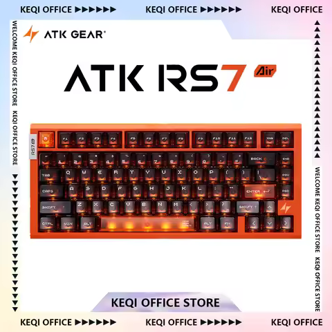 ATK RS7 Air Magnetic Switch Gaming Keyboard Wired 0.001mm 8k E-sports Mouse Ergonomics Custom PC Acc