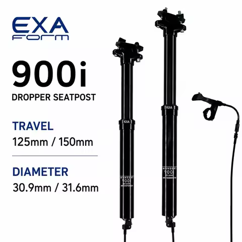 EXA Form 900i Dropper Seatpost 30.9 31.6mm MTB Internal Routing Hydraulic Adjustable Seat Post 125 1