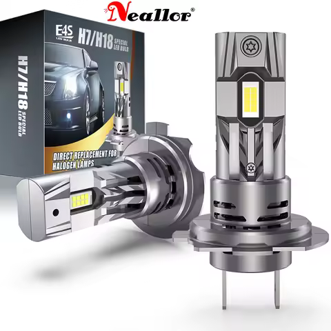 2x H7 Led Canbus No Error Headlights White Lights Diode Bulb 12v Car Driving Running Lamp For Audi A