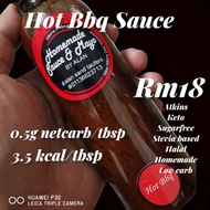 Hot BBQ Sauce Atkins homemade sugarfree (lulus fasa 1)
