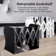 Expandable Metal Book Stand Adjustable File Stand Foldable Desk Organizer