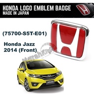 Honda Jazz 2014 FRONT Car Logo Emblem 75700-S5T-E01 (123mm x 99mm)