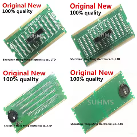 Memory Slot DDR2 DDR3 DDR4 DDR5 Diagnostic Analyzer Test Card SDRAM SO-DIMM Pin Out Notebook LED Tes