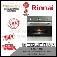 Rinnai RBO-7MSO 8 Function Built-In Oven Auto Clean System *MADE IN ITALY *FREE INSTALLATION