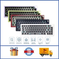 GMK67 65% Gasket Bluetooth 2.4G Wireless Hot-swappable Customized Mechanical Keyboard Kit RGB Backli