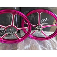 🔥Ready Stock🔥Custom Hub Aji Racing Sport Rim FG505 with Bearing