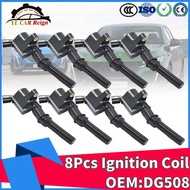 For Ford F150 F250 F350 4.6L 5.4L 6.8L V8 Lincoln Expedition 8Pcs Ignition Coil DG508 8W7E-12A366-AA