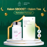 bundling kalon green tea & sboost kombinasi bagus buat menurunkan berat badan.teh & kapsul herbal.