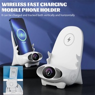 V8 Wireless Fast Charging Charger Stand Mini Chair Sound Portable Mobile Phone Holder Charge Dock Station For iPhone Samsung