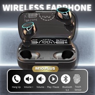 【 9D SOUND 】 M10 Bluetooth Headset TWS V5.0 Wireless Earphone 9D HiFi Stereo In-Ear Earbud Sports Wi