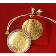 (1set4pcs)2021🐂 Year of the Ox Good Luck Gold Coin