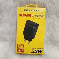 Wellcomm 33W Charger Can PD Kit Type C Cable