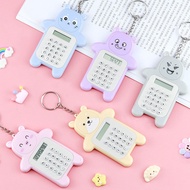 calculator cute calculator scientific ♟Cartoon Cartoon Bear Student Calculator 8-Digit Display Cute 