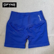 DFYNE Vision Cross Waist Hot-selling Seamless Hip-lifting Fitness Yoga Shorts