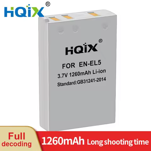 HQIX for Nikon COOLPIX P3 P4 P80 P90 P100 P500 P510 P520 P530 P5000 P5100 P6000 5200 5900S10 3700 Ca