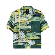 FILA - FILA x 3.1 Phillip Lim 男裝滿印棕櫚樹印花前口袋裇衫