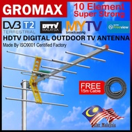 UHF Digital TV Outdoor Antenna/Digital Antenna/TV Antenna  MYFREEVIEW TV MYTV(Ready Stock)