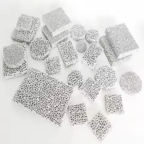 Customized silicon carbide alumina zirconia Ceramic Foam Filter for temperature 1500 catalytic exper