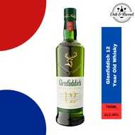 Glenfiddich 12 Year Old Whisky 700ml (No Box)