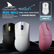 Darmoshark M3S Max 3-Mode Gaming Mouse - PAW3950 8K Lightweight for Small Medium-Sized Hand Esports 