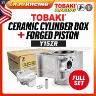 TOBAKI CERAMIC CYLINDER BLOCK+FORGED PISTON Y15ZR (FULL SET) SUPERHEAD/S-MAX/MAX / BORE 65MM / SLEEV