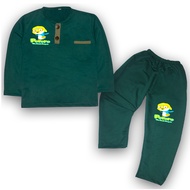 Baju Anak Uniseks Setelan Kiano Celana Panjang Gambar Pororo Usia 1-5 Tahun