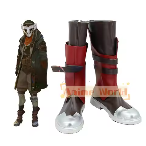 LOL Arcane Ekko Cosplay Shoes Boots Halloween Cosplay Costume Accessory