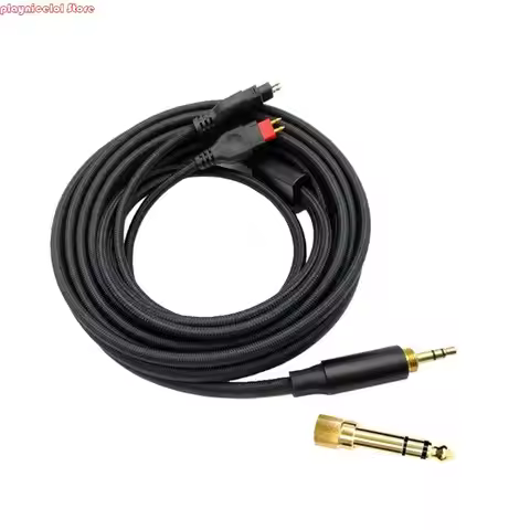 3.5mm Audios Cable Replacement for Sennheiser HD650 HD600 HD580 HD660S Headphones Long Coppers Wire