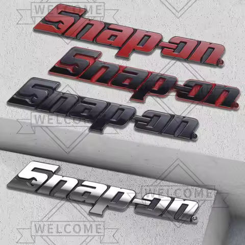 3D 20cm Stickers For Snap On Tools Box Toolbox Labeling Emblem Auto Body Letter Badge Decoration Acc