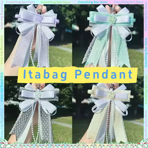Lace Bow Box And Bag Pendant Handmade DIY Itabag Decorative Lolita Pendant Key Chain Anime Itabag Ac