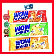 wow Spageti instant Spaghetti kemasan 75g.