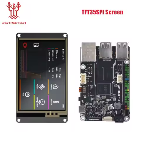 BIGTREETECH TFT35 SPI V2.1 Touch Screen 3.5 inch Display IO2CAN 3D Printer PI V1.2 For BTT Manta M8P